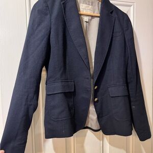 Banana Republic Dark Blue Blazer with Metallic Accents